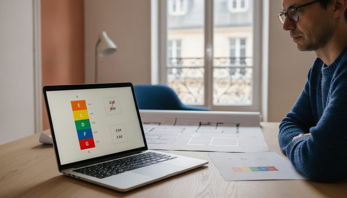 Infographie vectorielle plate affichée sur l'écran d'un ordinateur portable et imprimée sur une feuille posée sur la table